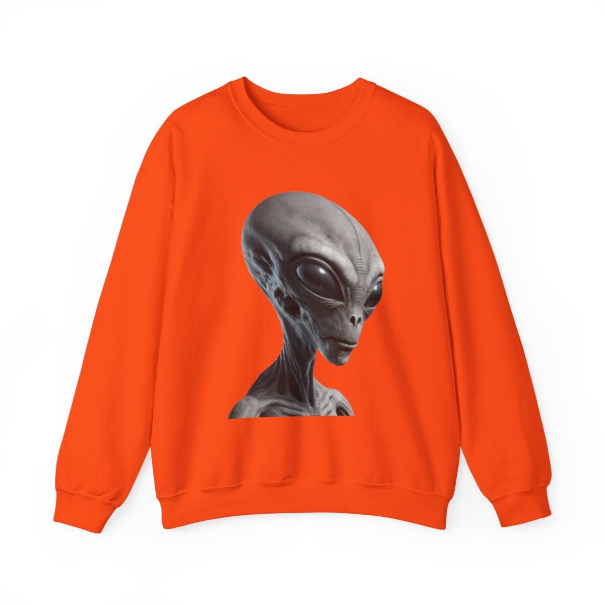 A lien Sweater, Retro A lien Graphic Unique Prin t Sweatshirt, Unise x, Heavy Blend™ Crewneck Sweatshirt Crewneck Cu te A lien Gif t, - Image 17