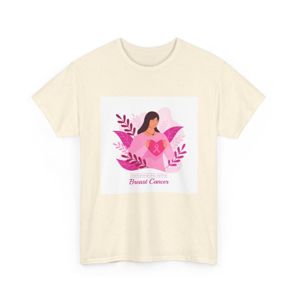Breast Cancer Awareness Unisex Heavy Cotton Tee - Image 35