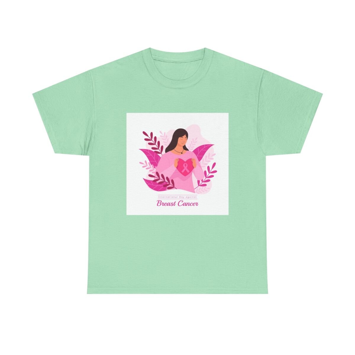 Breast Cancer Awareness Unisex Heavy Cotton Tee - Image 45