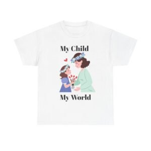 Mother Daughter Matching Unisex  Heavy Cotton Tee