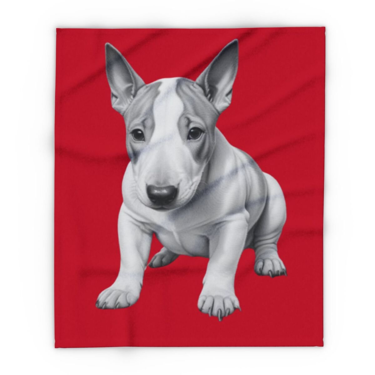 English Bull Terrier Puppy Arctic Fleece Blanket - Image 5