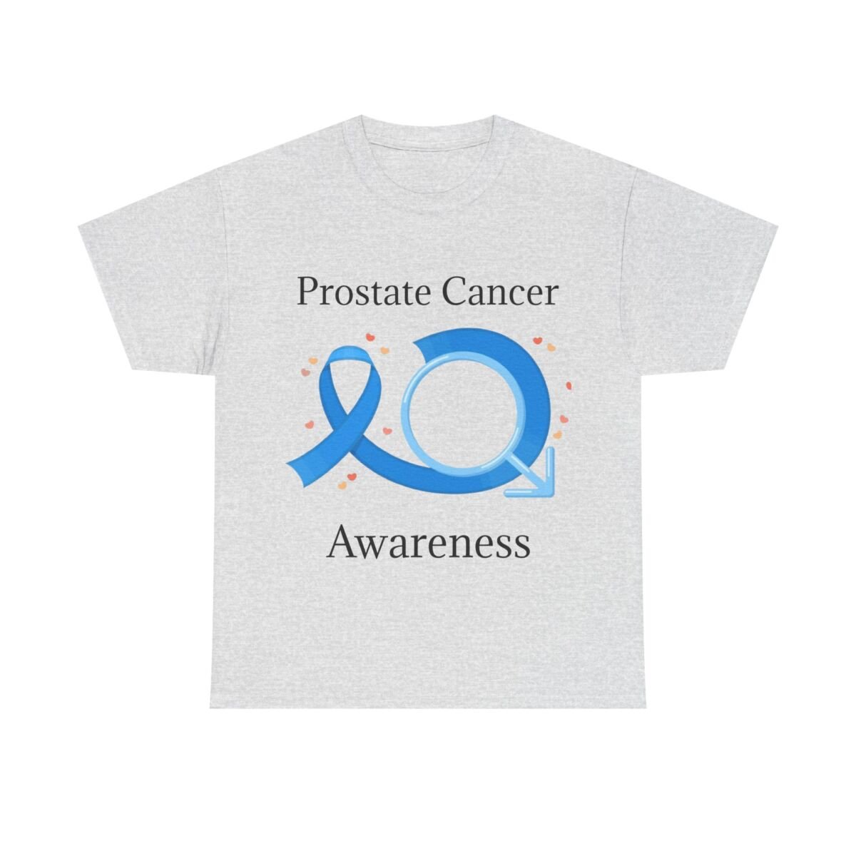Prostate Cancer Awareness Unisex Heavy Cotton Tee - Image 5
