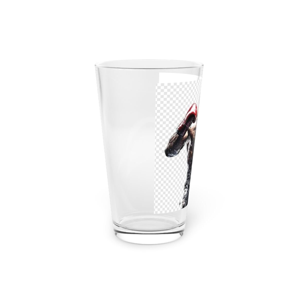 Boxing Kick-boxing Sport Pint Glass, 16oz - Image 2