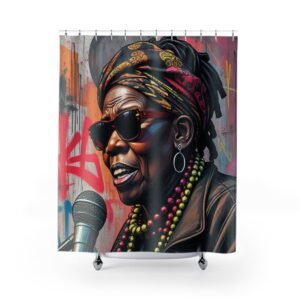Shower Curtains - Cartoon Ethnic Graffiti Art