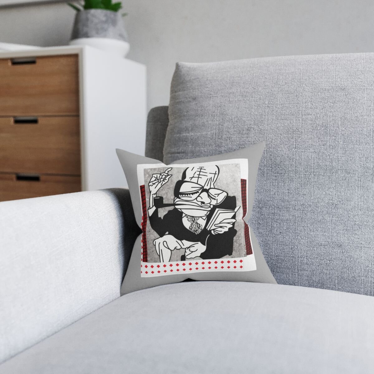 Copy of Tattoo Art Square Pillow - Image 4