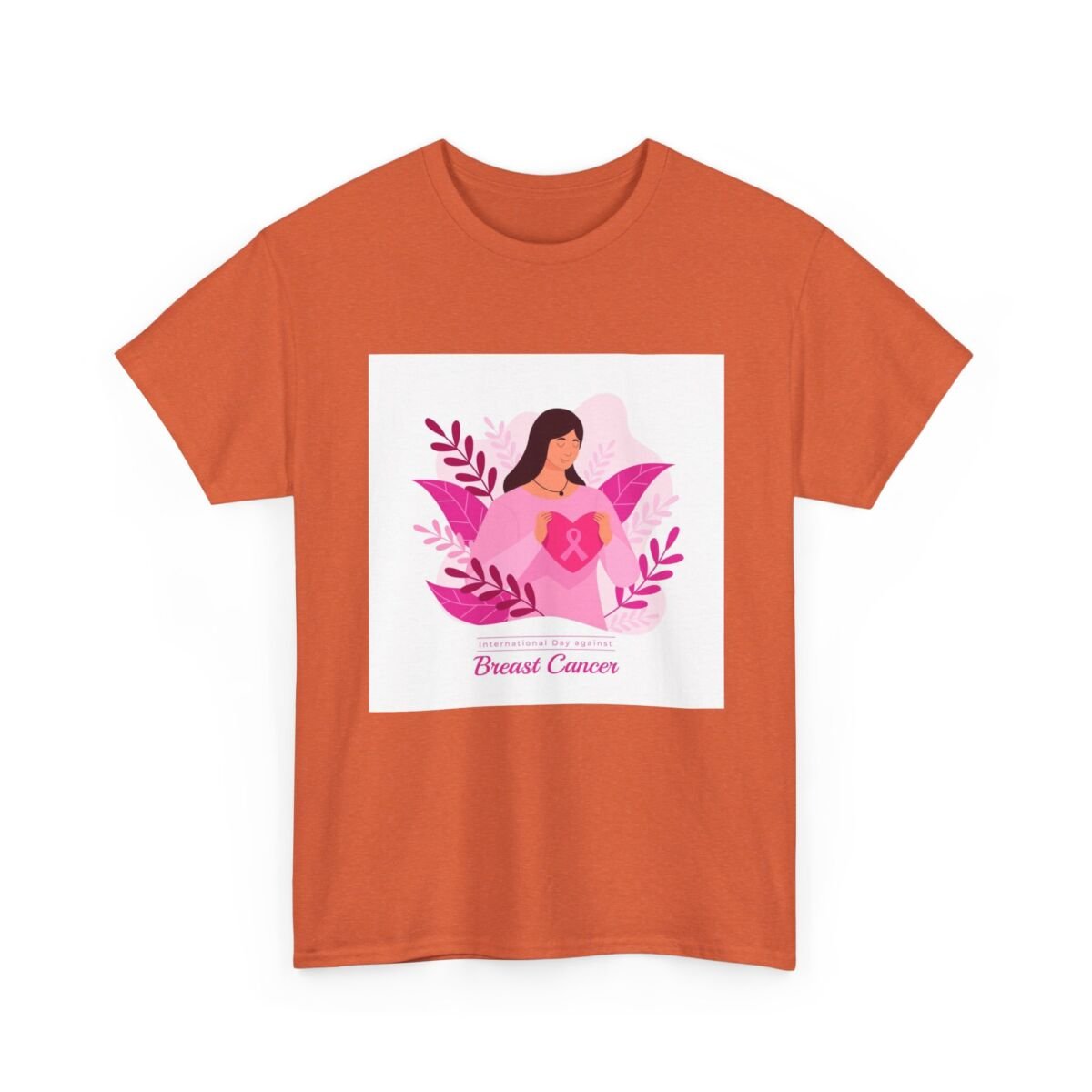 Breast Cancer Awareness Unisex Heavy Cotton Tee - Image 31