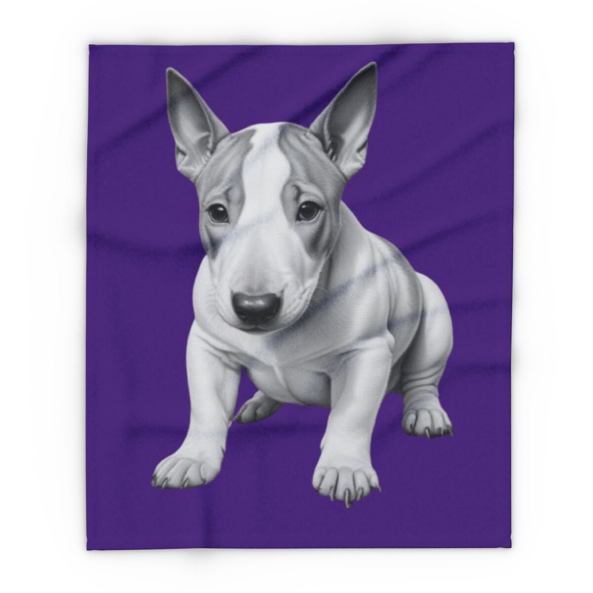 English Bull Terrier Puppy Arctic Fleece Blanket - Image 5
