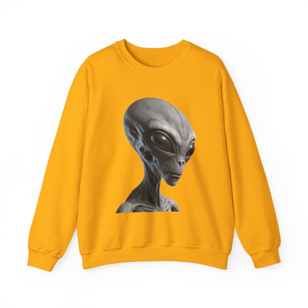 A lien Sweater, Retro A lien Graphic Unique Prin t Sweatshirt, Unise x, Heavy Blend™ Crewneck Sweatshirt Crewneck Cu te A lien Gif t, - Image 13