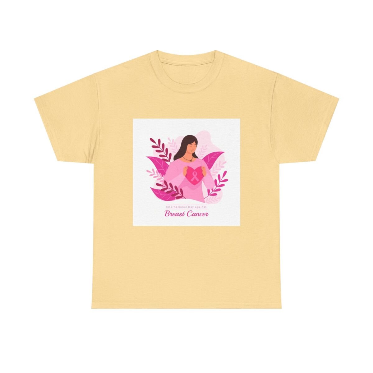 Breast Cancer Awareness Unisex Heavy Cotton Tee - Image 13
