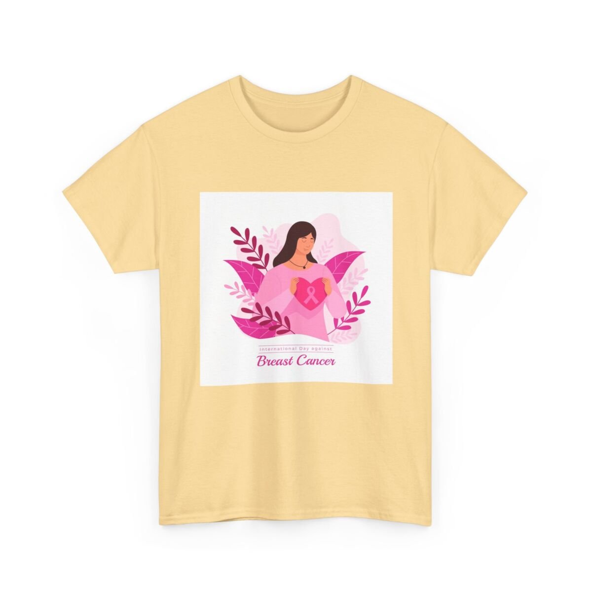 Breast Cancer Awareness Unisex Heavy Cotton Tee - Image 15