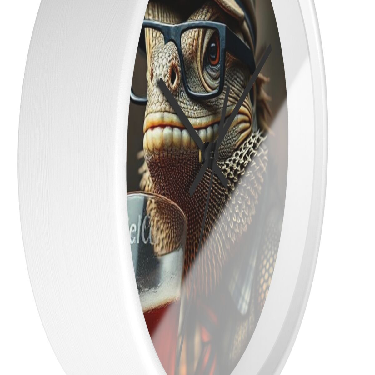 Wall Clock - Bearded Dragon Chamelion Gecko Water Dragon iguana Design - Image 8