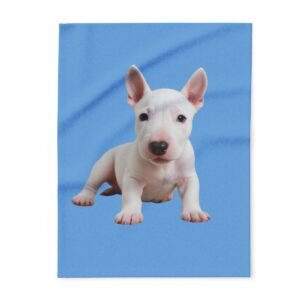 English Bull Terrier Puppy Arctic Fleece Blanket