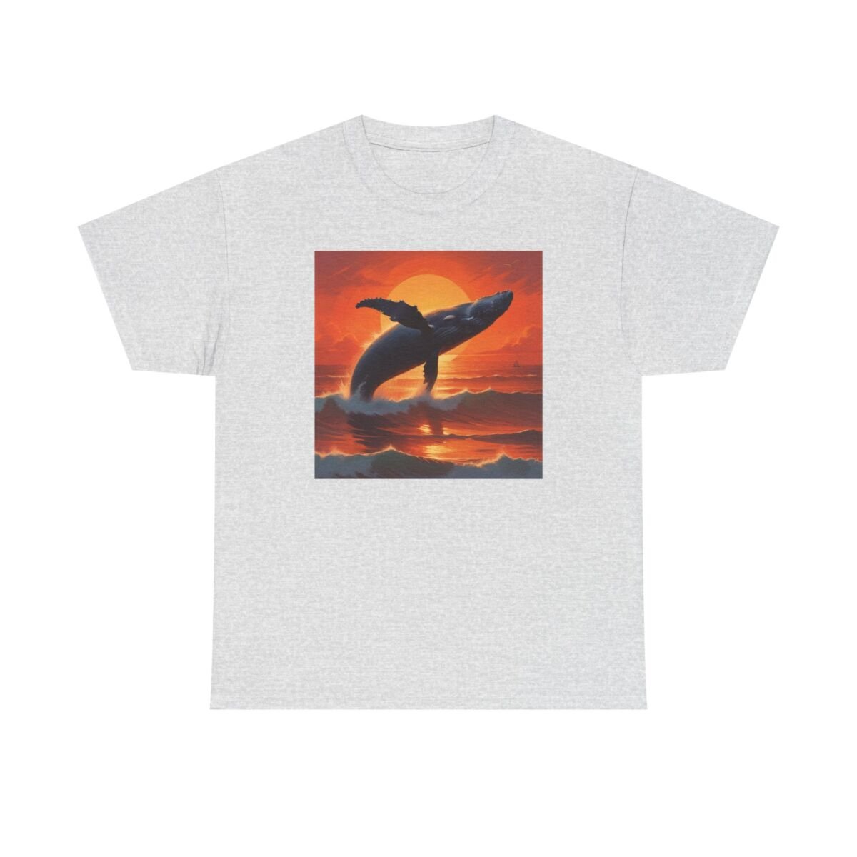 Save The Whales Unisex Heavy Cotton Tee - Image 5