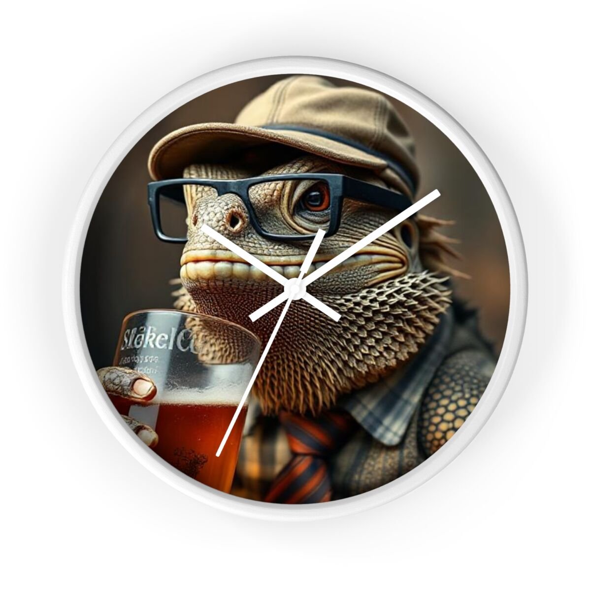 Wall Clock - Bearded Dragon Chamelion Gecko Water Dragon iguana Design - Image 10