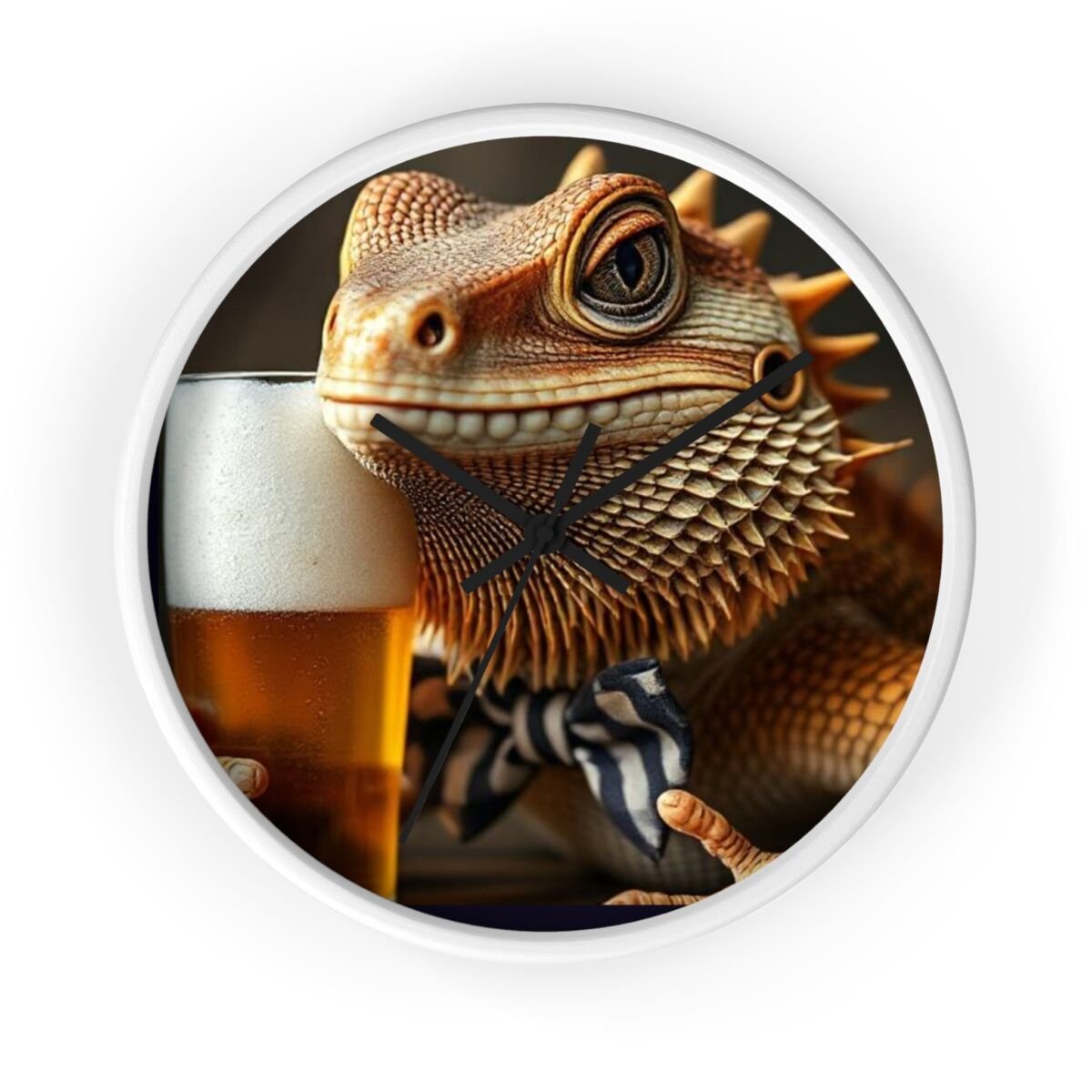 Wall Clock - Bearded Dragon Chamelion Gecko Water Dragon iguana Design - Image 7