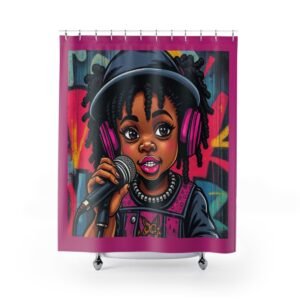 Shower Curtains - Cartoon Ethnic Graffiti Art