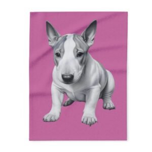 English Bull Terrier Puppy Arctic Fleece Blanket