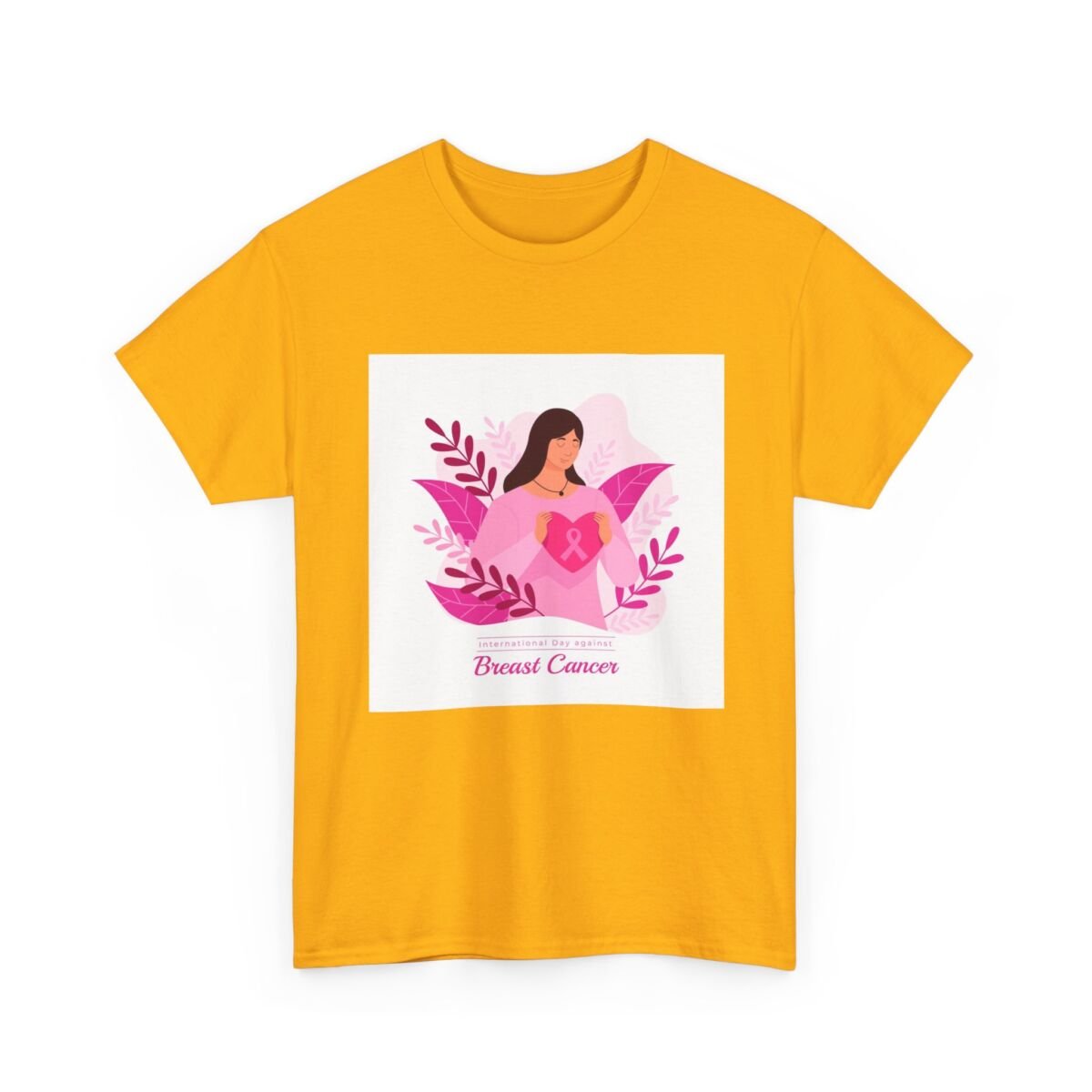 Breast Cancer Awareness Unisex Heavy Cotton Tee - Image 23
