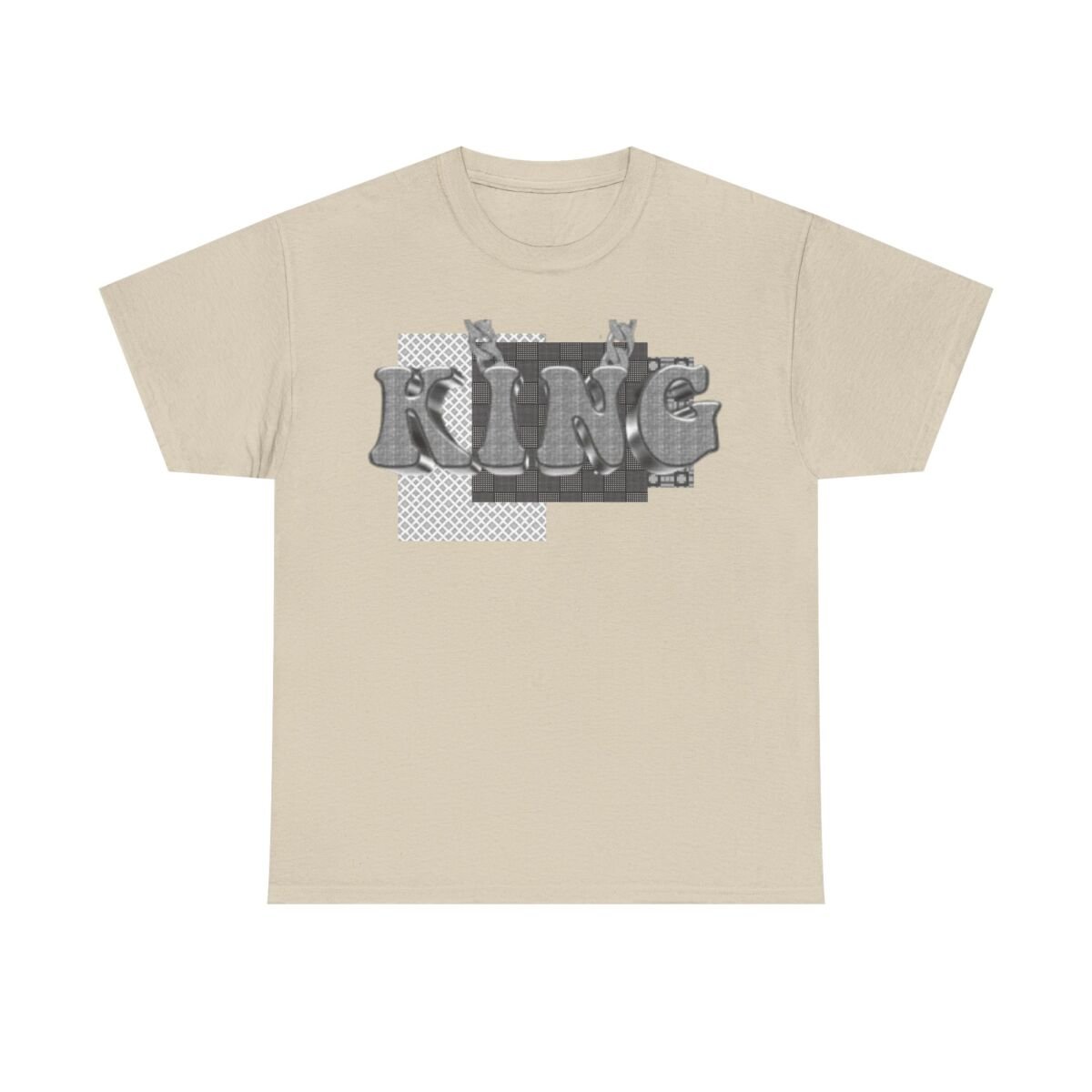 Chrome Graffiti Daughter Father Son Grandparents Grandkids Matching Unisex Heavy Cotton Tee - Image 9
