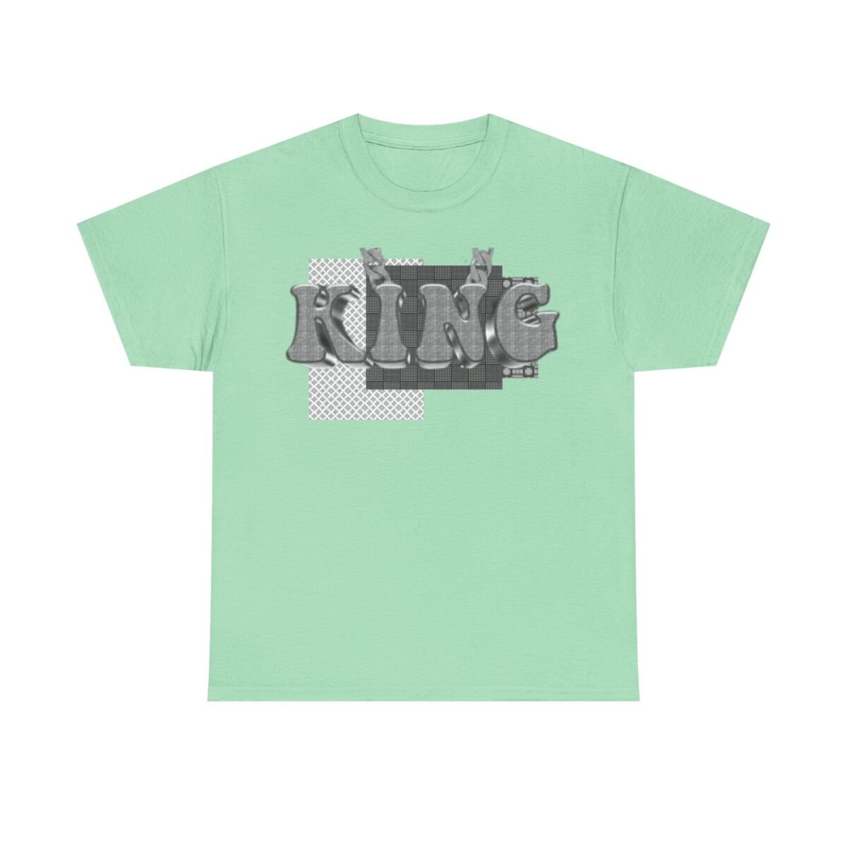 Chrome Graffiti Daughter Father Son Grandparents Grandkids Matching Unisex Heavy Cotton Tee - Image 45