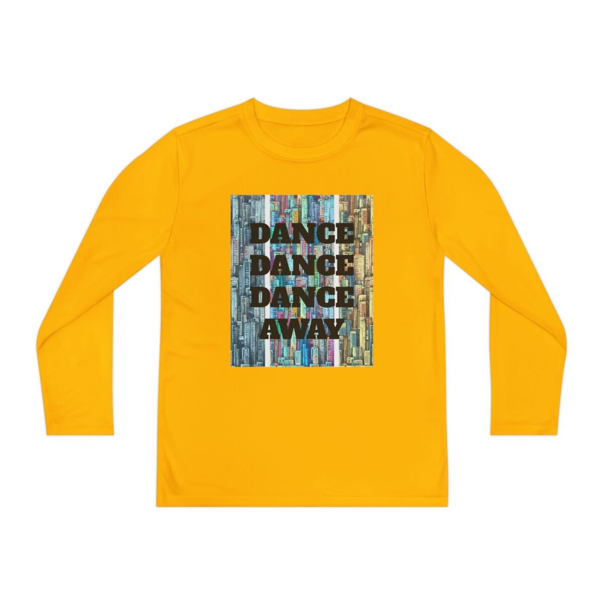 Motivational Quote Phrase Youth Long Sleeve Competitor Tee - Image 17