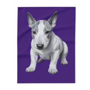 English Bull Terrier Puppy Arctic Fleece Blanket