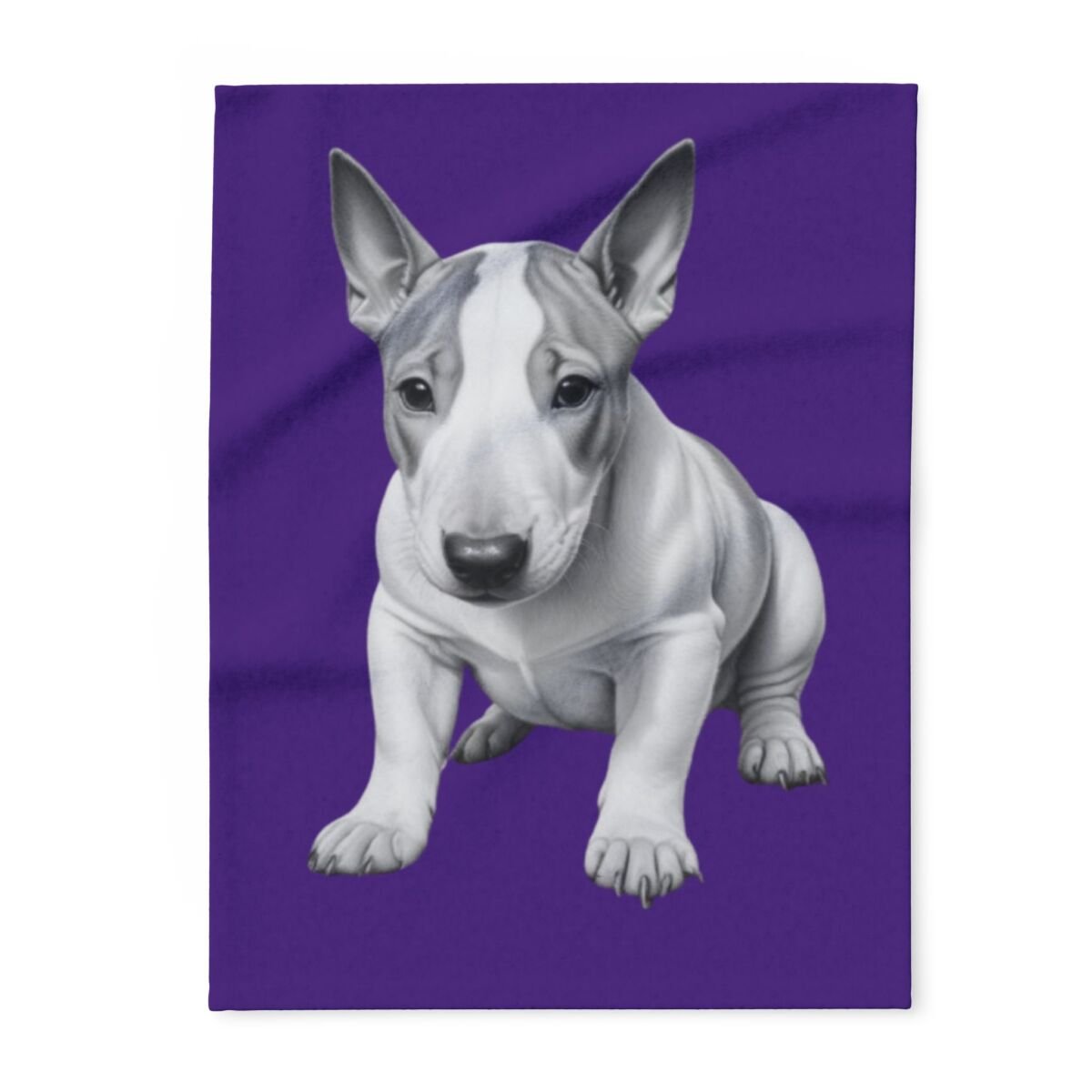 English Bull Terrier Puppy Arctic Fleece Blanket