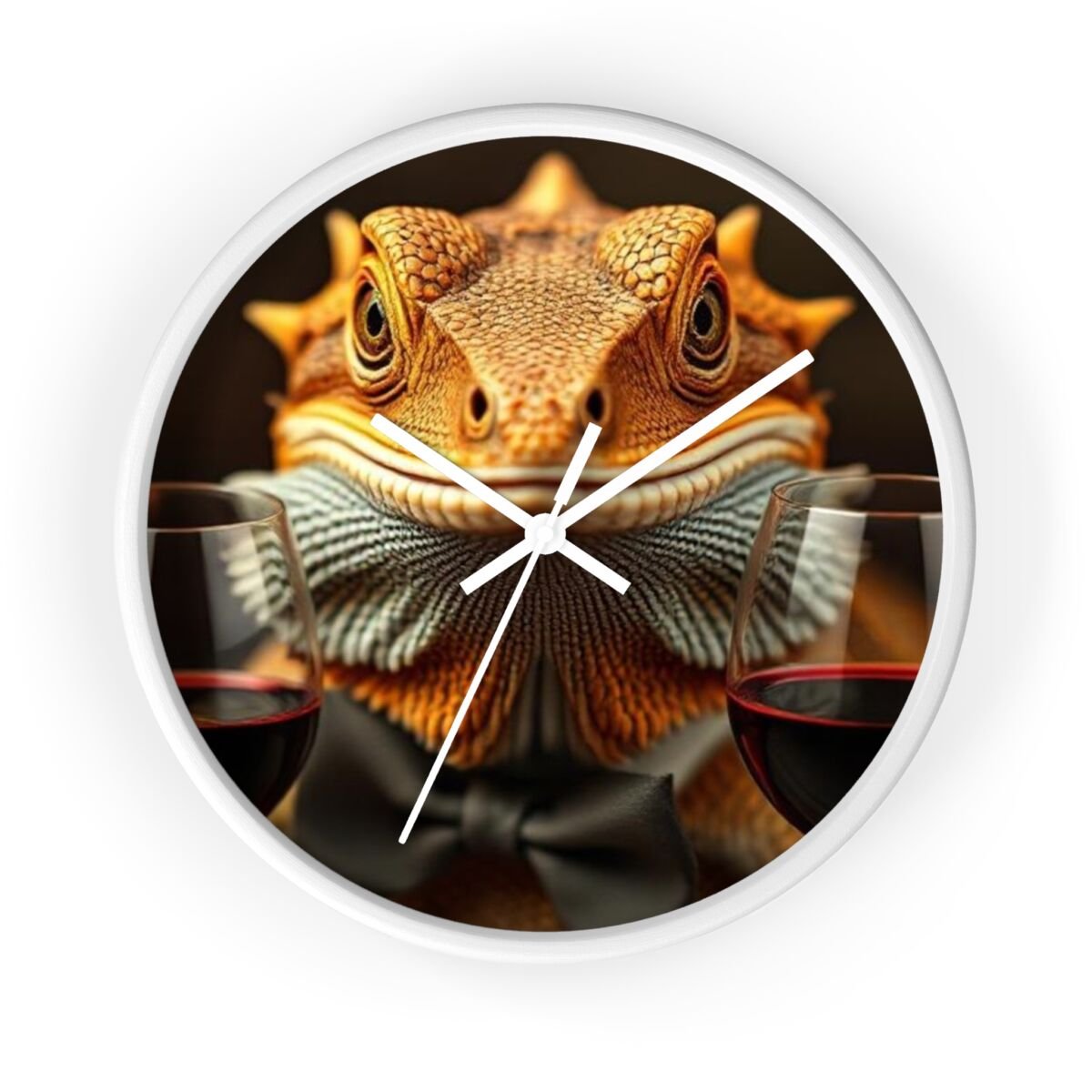 Wall Clock - Bearded Dragon Chamelion Gecko Water Dragon iguana Design - Image 10