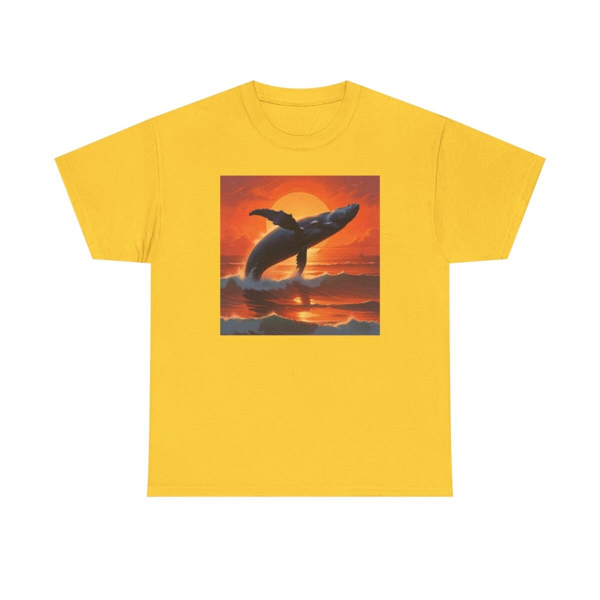 Save The Whales Unisex Heavy Cotton Tee - Image 41