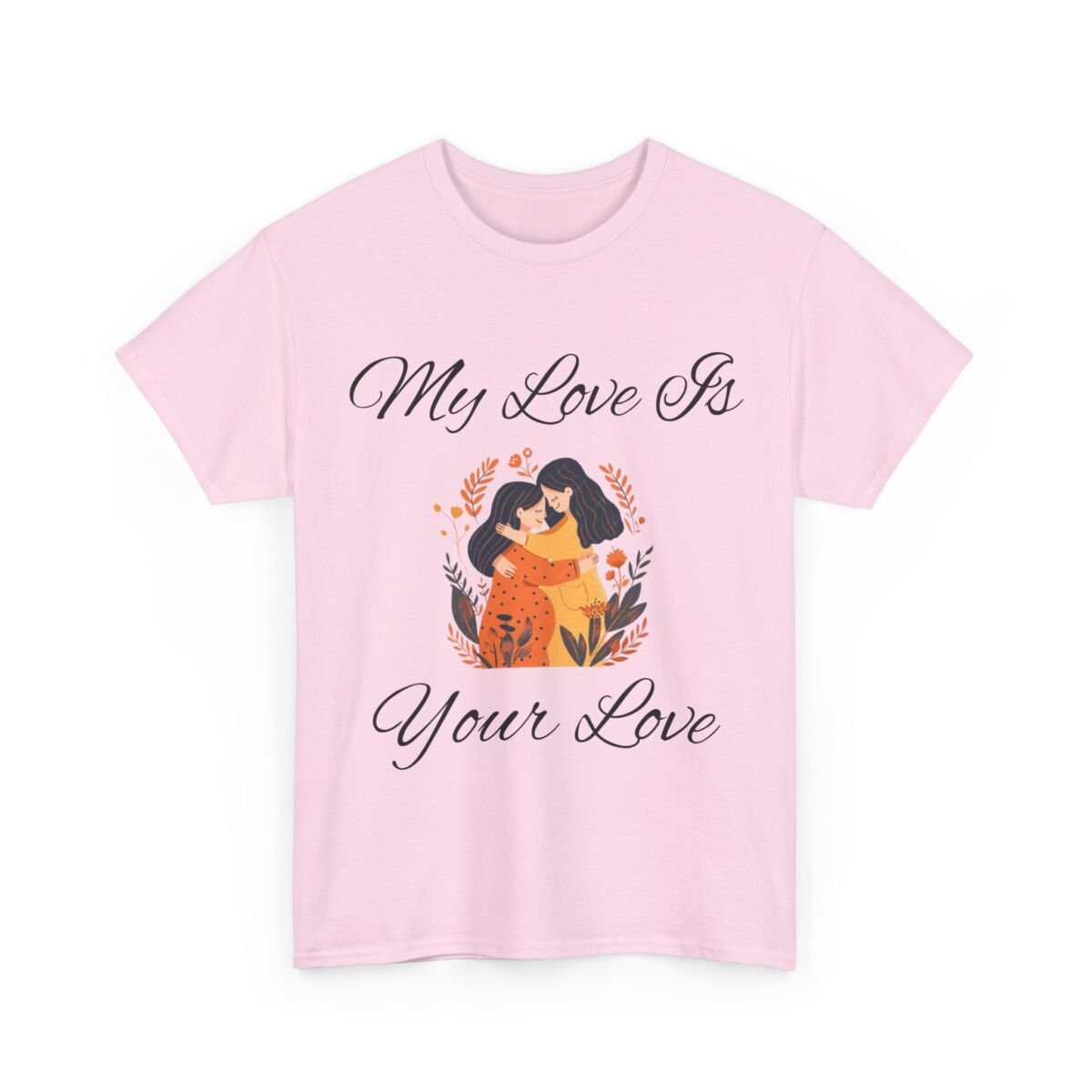 Mother Daughter Tshirts Unisex Heavy Cotton Tee - Image 63