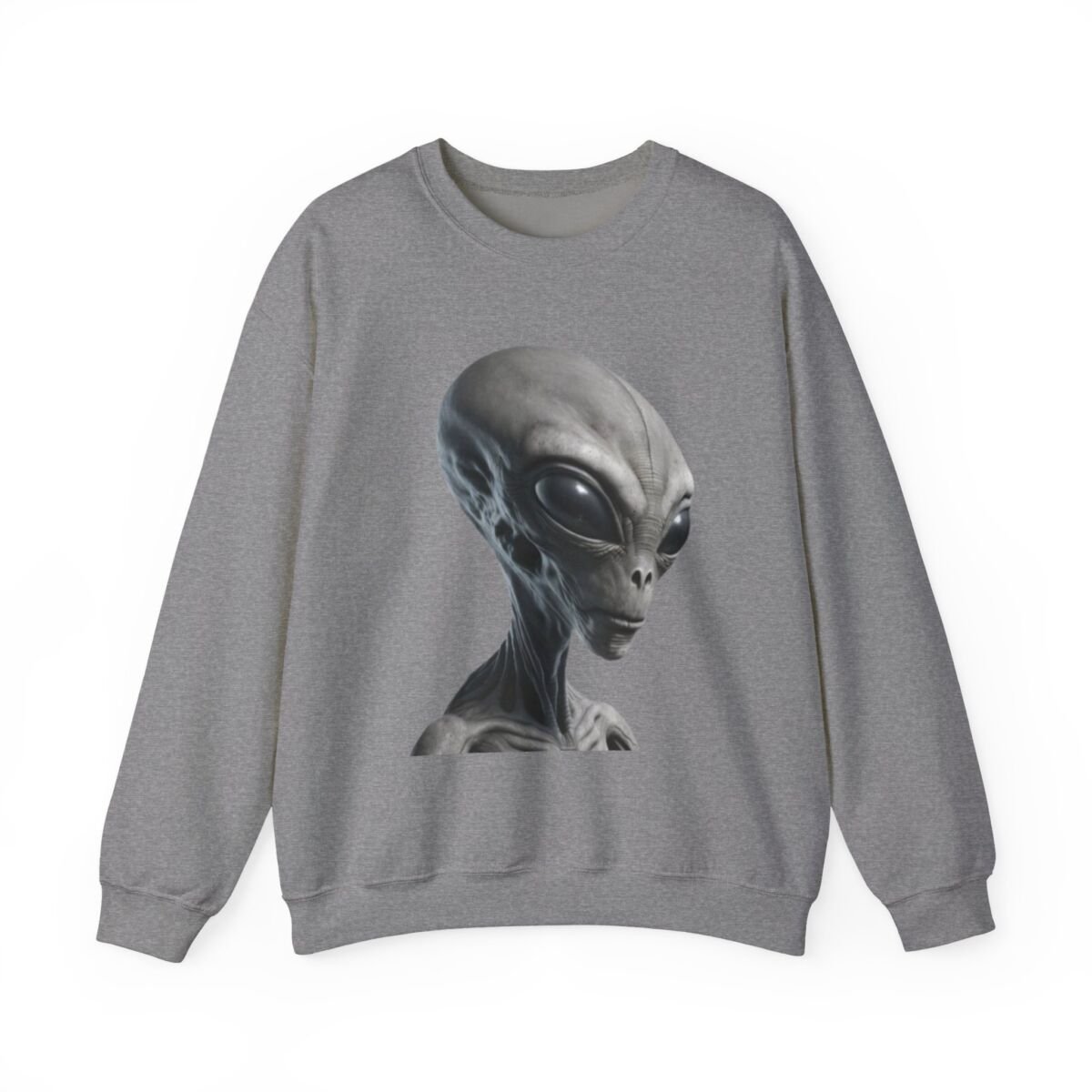 A lien Sweater, Retro A lien Graphic Unique Prin t Sweatshirt, Unise x, Heavy Blend™ Crewneck Sweatshirt Crewneck Cu te A lien Gif t, - Image 29