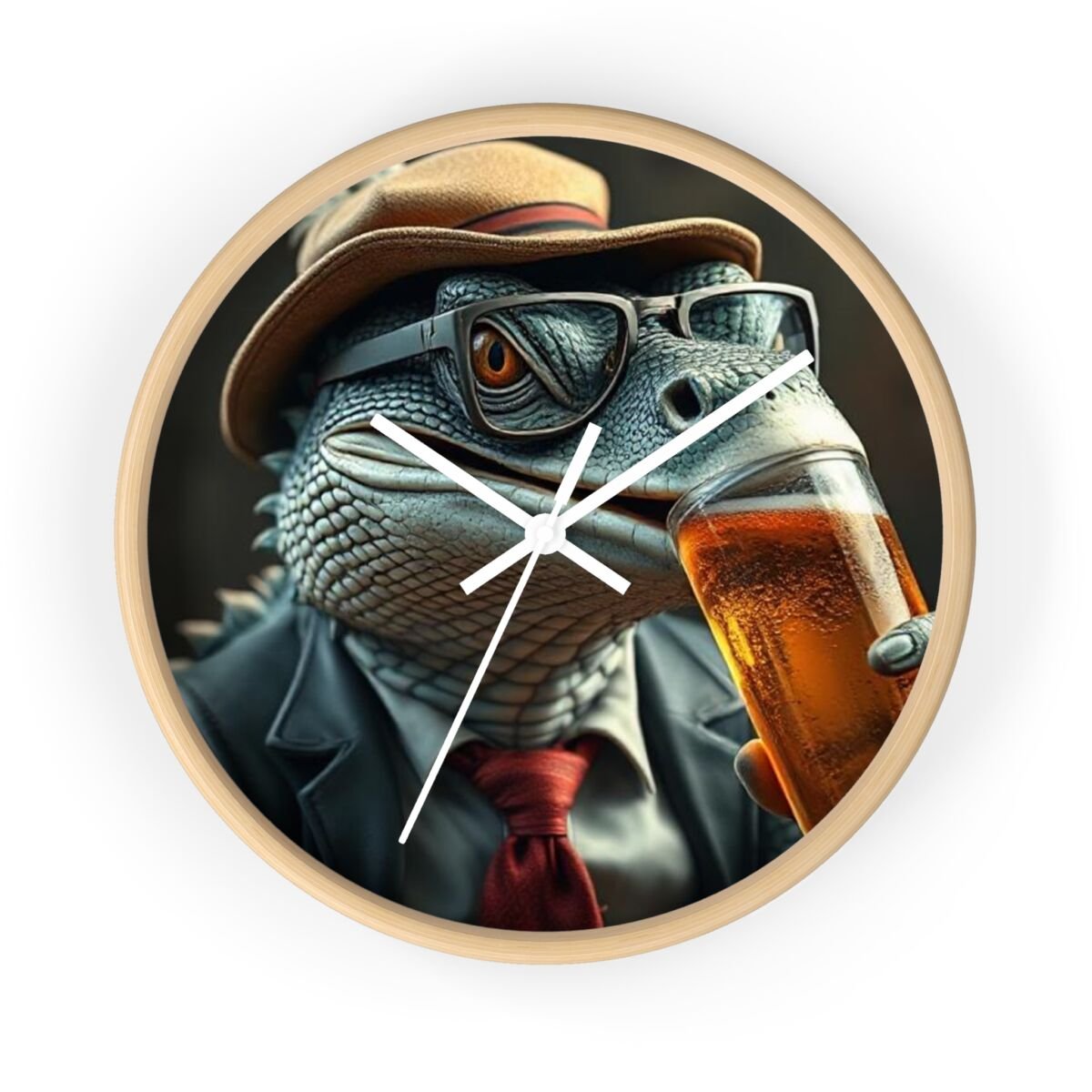 Wall Clock - Bearded Dragon Chamelion Gecko Water Dragon iguana Design - Image 16