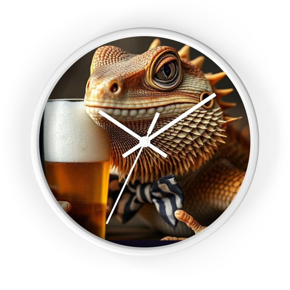 Wall Clock - Bearded Dragon Chamelion Gecko Water Dragon iguana Design - Image 10