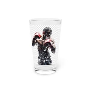 Boxing  Kick-boxing Sport Pint Glass, 16oz
