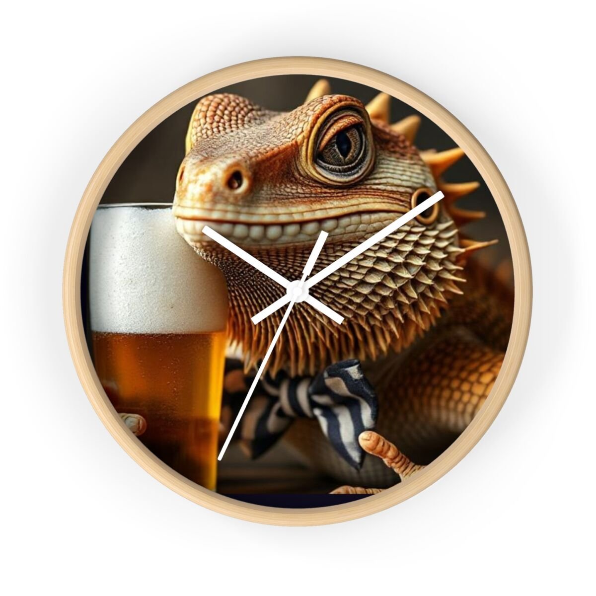 Wall Clock - Bearded Dragon Chamelion Gecko Water Dragon iguana Design - Image 16