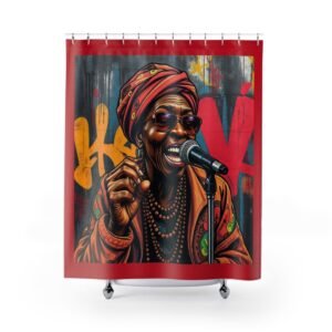 Shower Curtains - Cartoon Ethnic Graffiti Art