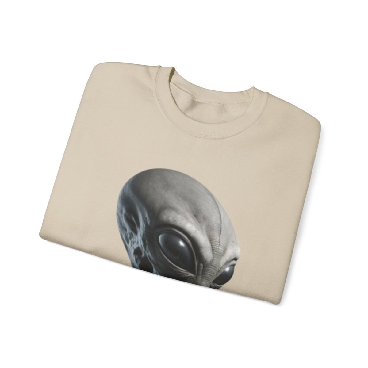 A lien Sweater, Retro A lien Graphic Unique Prin t Sweatshirt, Unise x, Heavy Blend™ Crewneck Sweatshirt Crewneck Cu te A lien Gif t, - Image 7