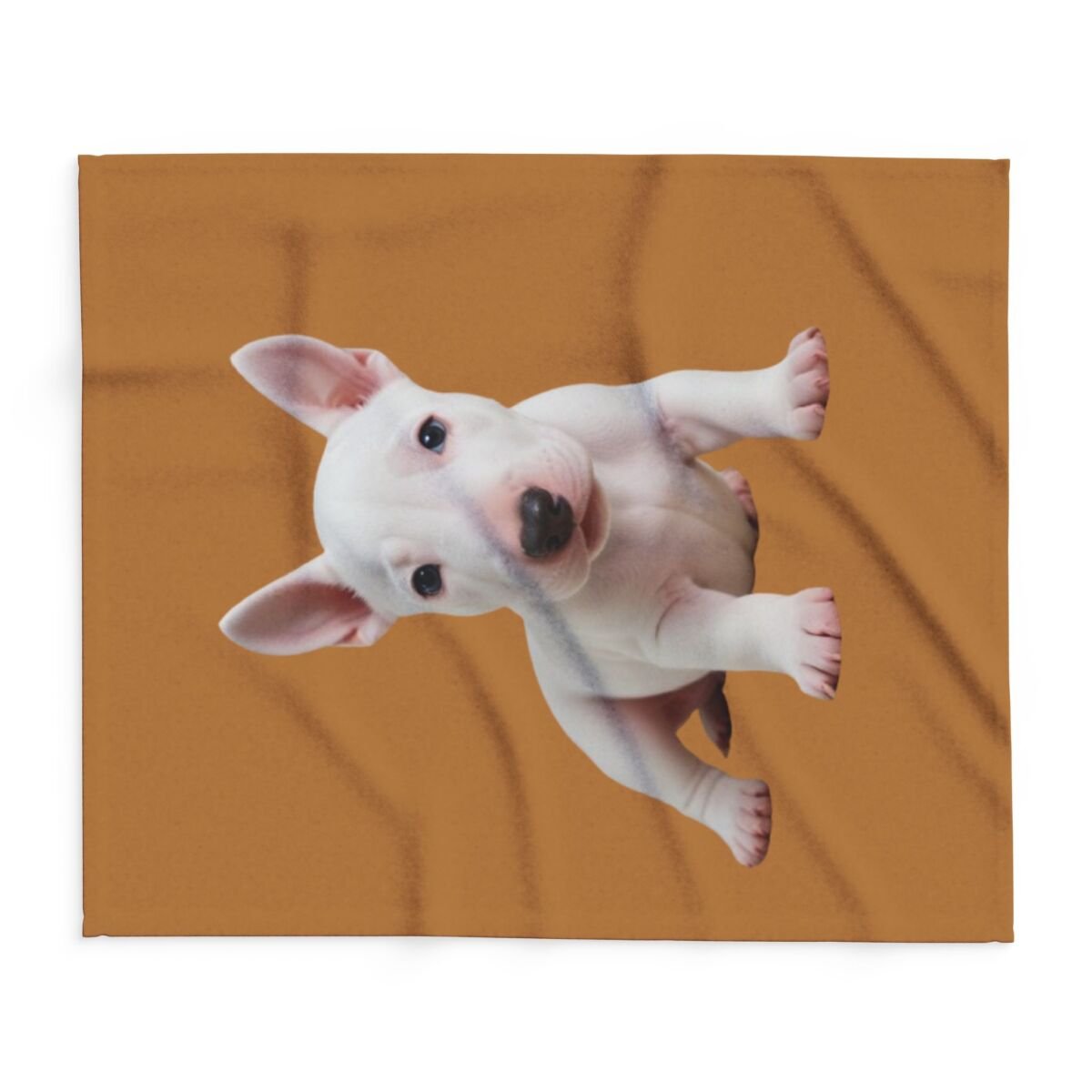 English Bull Terrier Puppy Arctic Fleece Blanket - Image 6