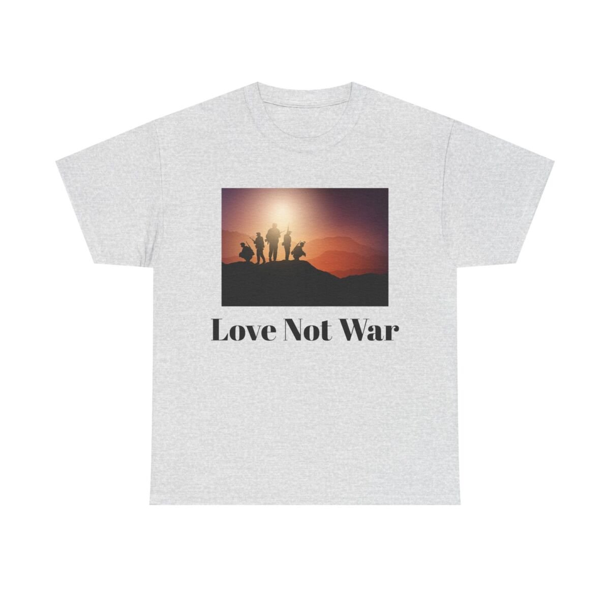 War Army Unisex Heavy Cotton Tee - Image 5