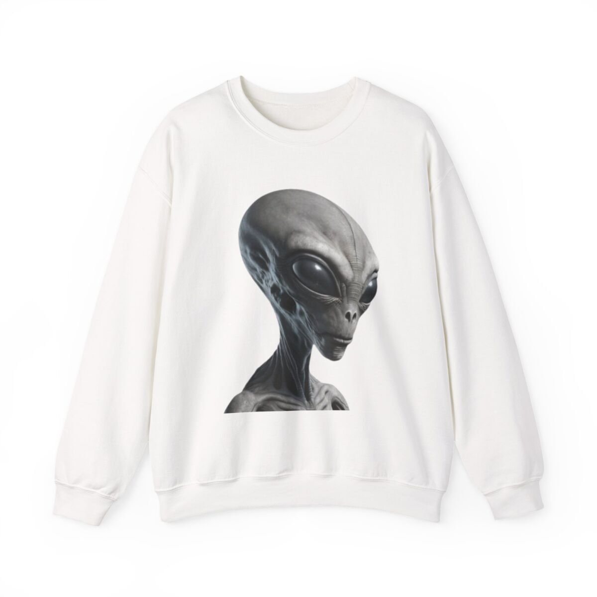 A lien Sweater, Retro A lien Graphic Unique Prin t Sweatshirt, Unise x, Heavy Blend™ Crewneck Sweatshirt Crewneck Cu te A lien Gif t,