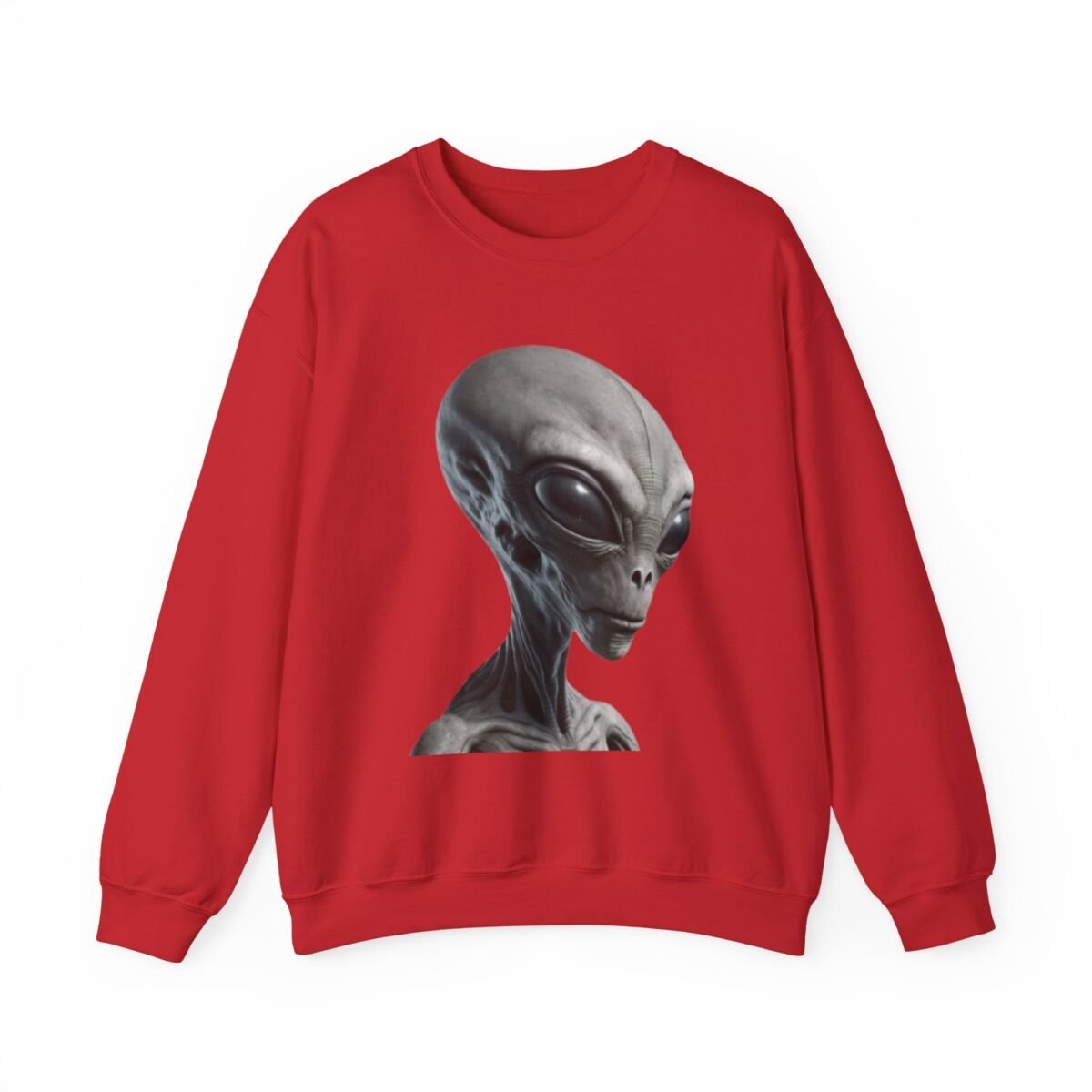 A lien Sweater, Retro A lien Graphic Unique Prin t Sweatshirt, Unise x, Heavy Blend™ Crewneck Sweatshirt Crewneck Cu te A lien Gif t, - Image 45