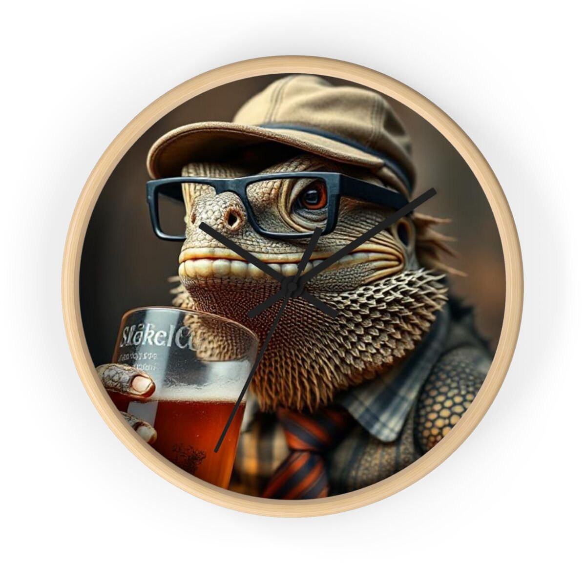 Wall Clock - Bearded Dragon Chamelion Gecko Water Dragon iguana Design - Image 13