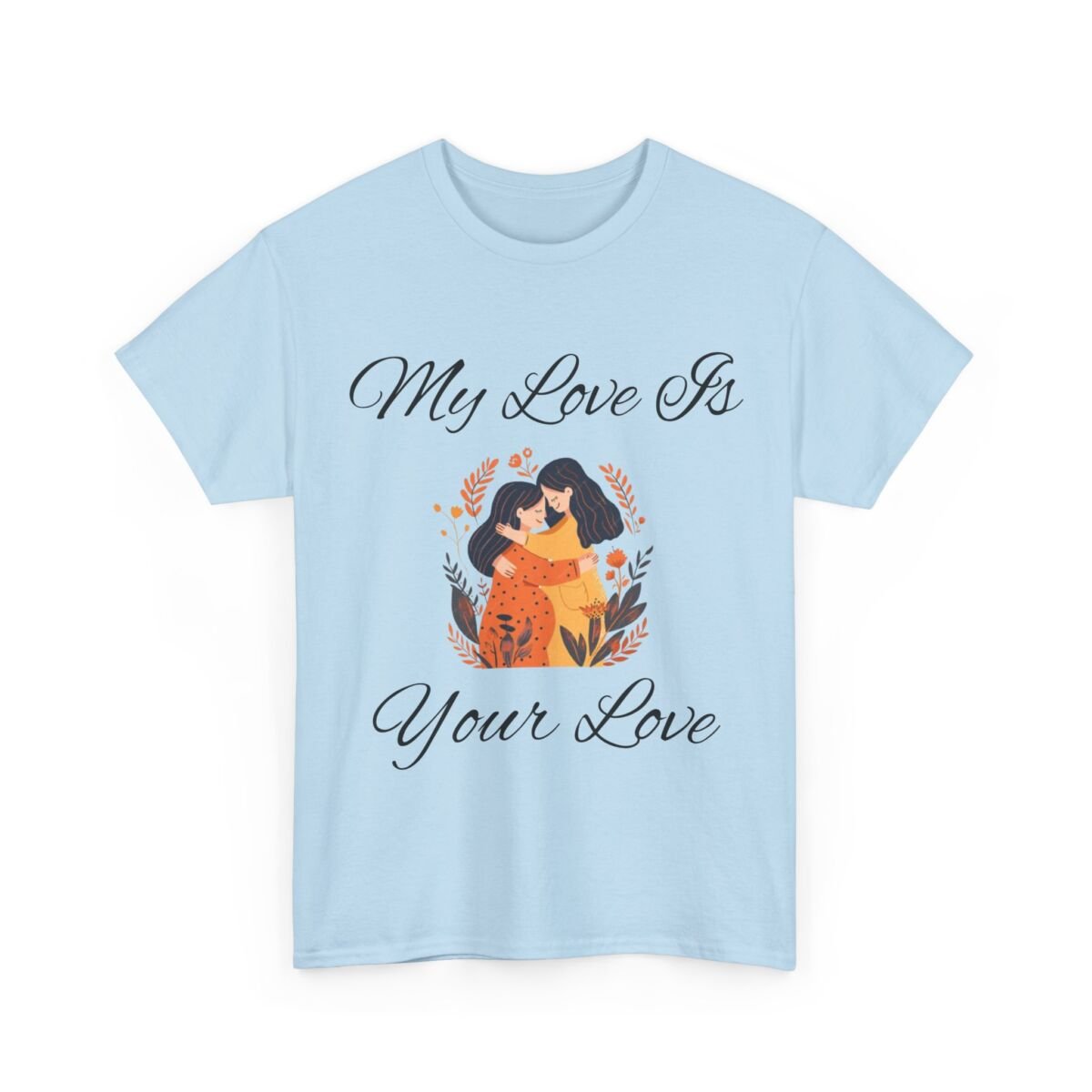 Mother Daughter Tshirts Unisex Heavy Cotton Tee - Image 55