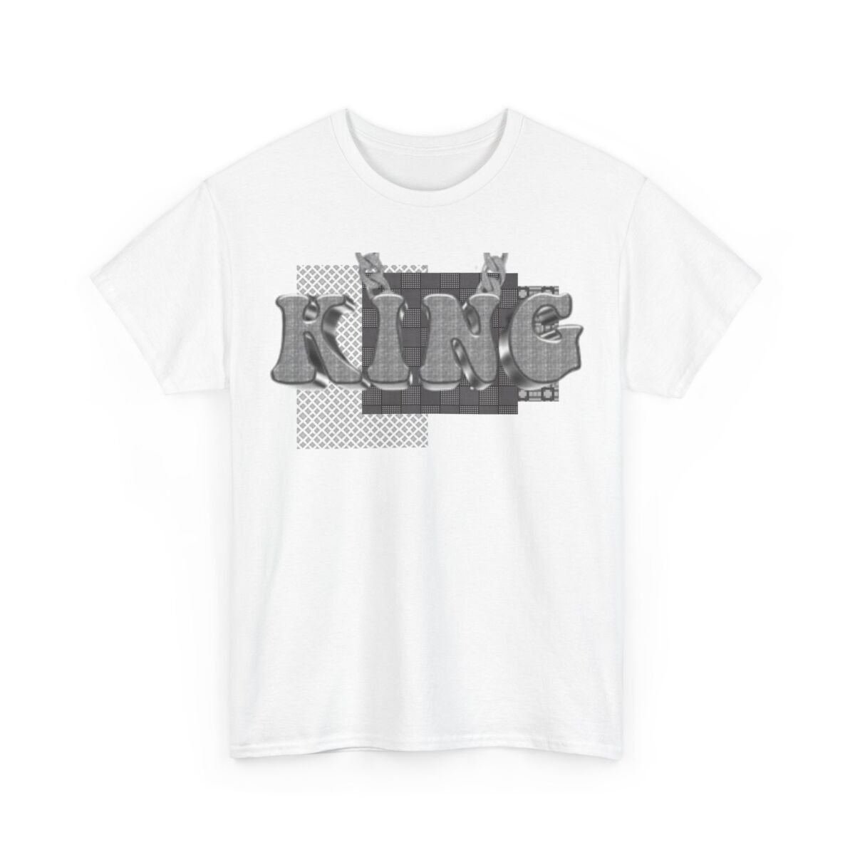 Chrome Graffiti Daughter Father Son Grandparents Grandkids Matching Unisex Heavy Cotton Tee - Image 3