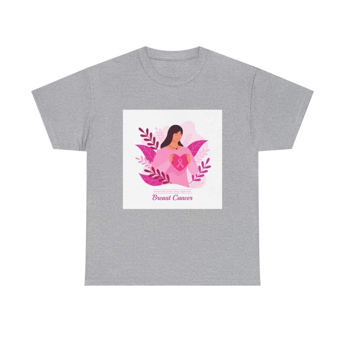 Breast Cancer Awareness Unisex Heavy Cotton Tee - Image 17