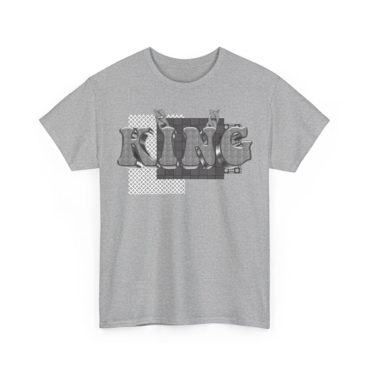 Chrome Graffiti Daughter Father Son Grandparents Grandkids Matching Unisex Heavy Cotton Tee - Image 19