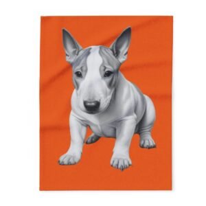 English Bull Terrier Puppy Arctic Fleece Blanket