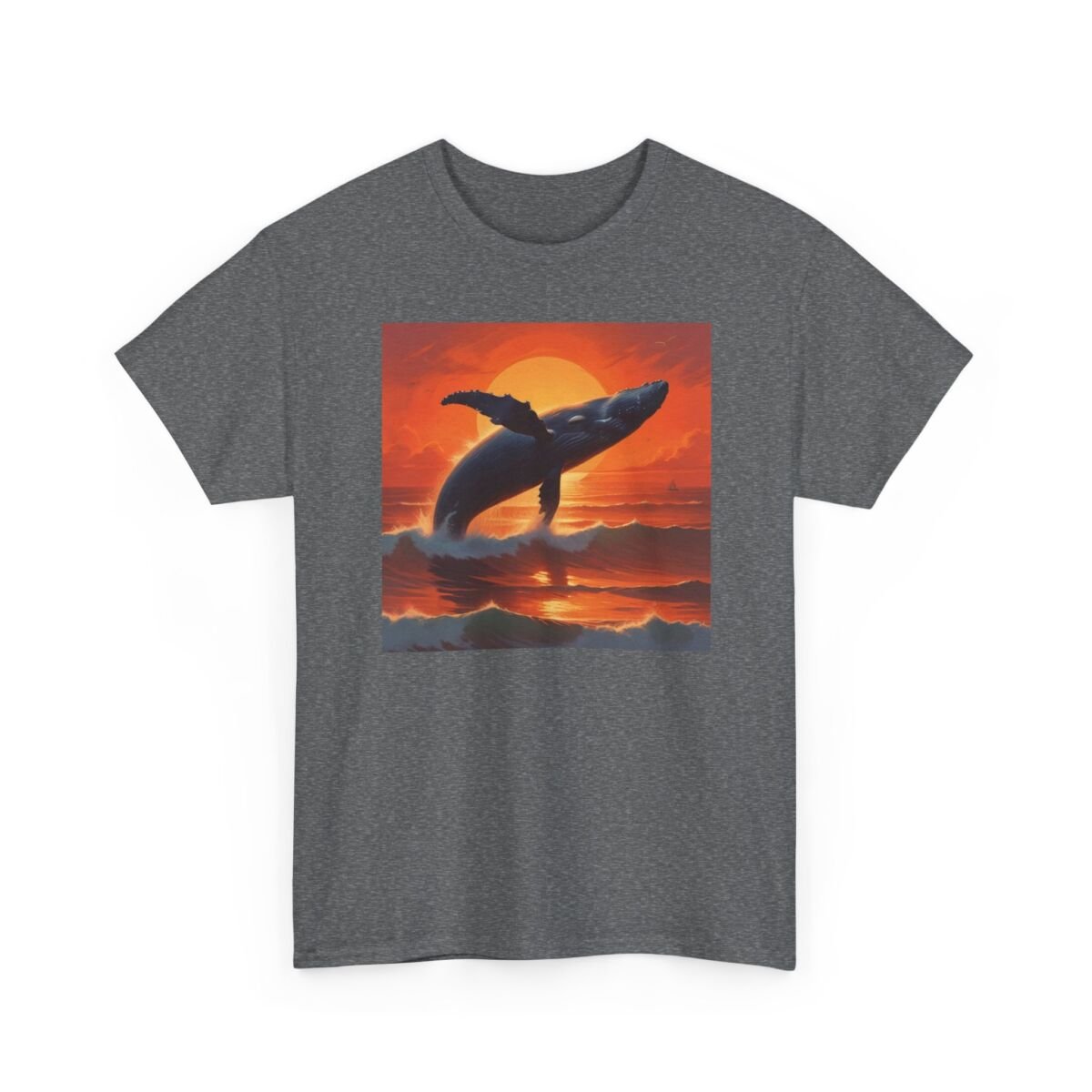 Save The Whales Unisex Heavy Cotton Tee - Image 55