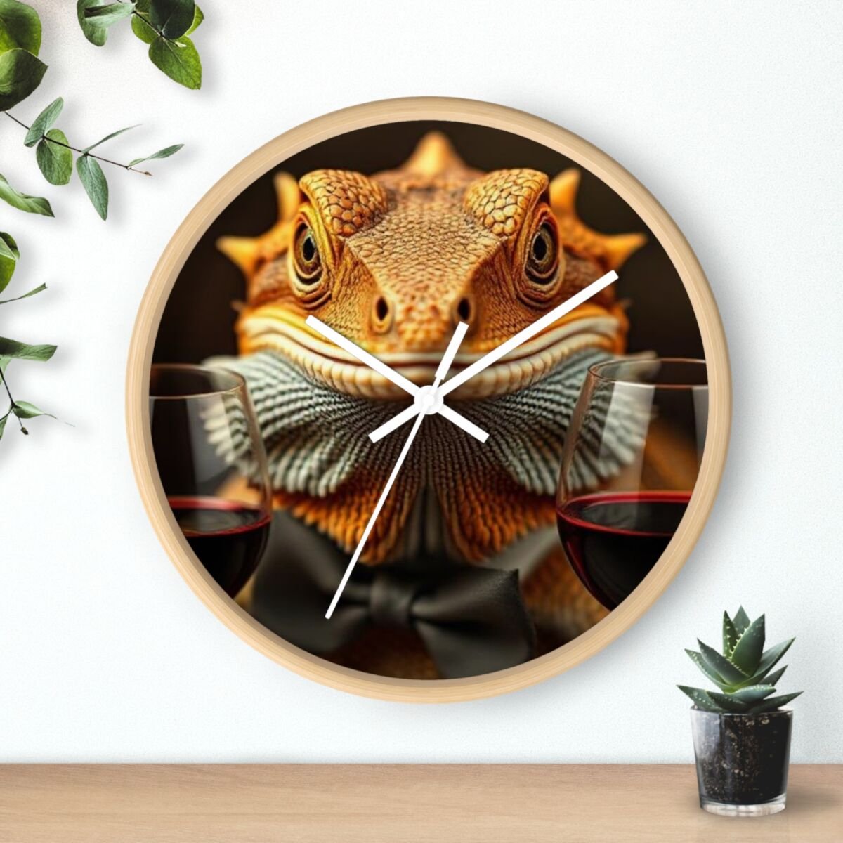 Wall Clock - Bearded Dragon Chamelion Gecko Water Dragon iguana Design - Image 18