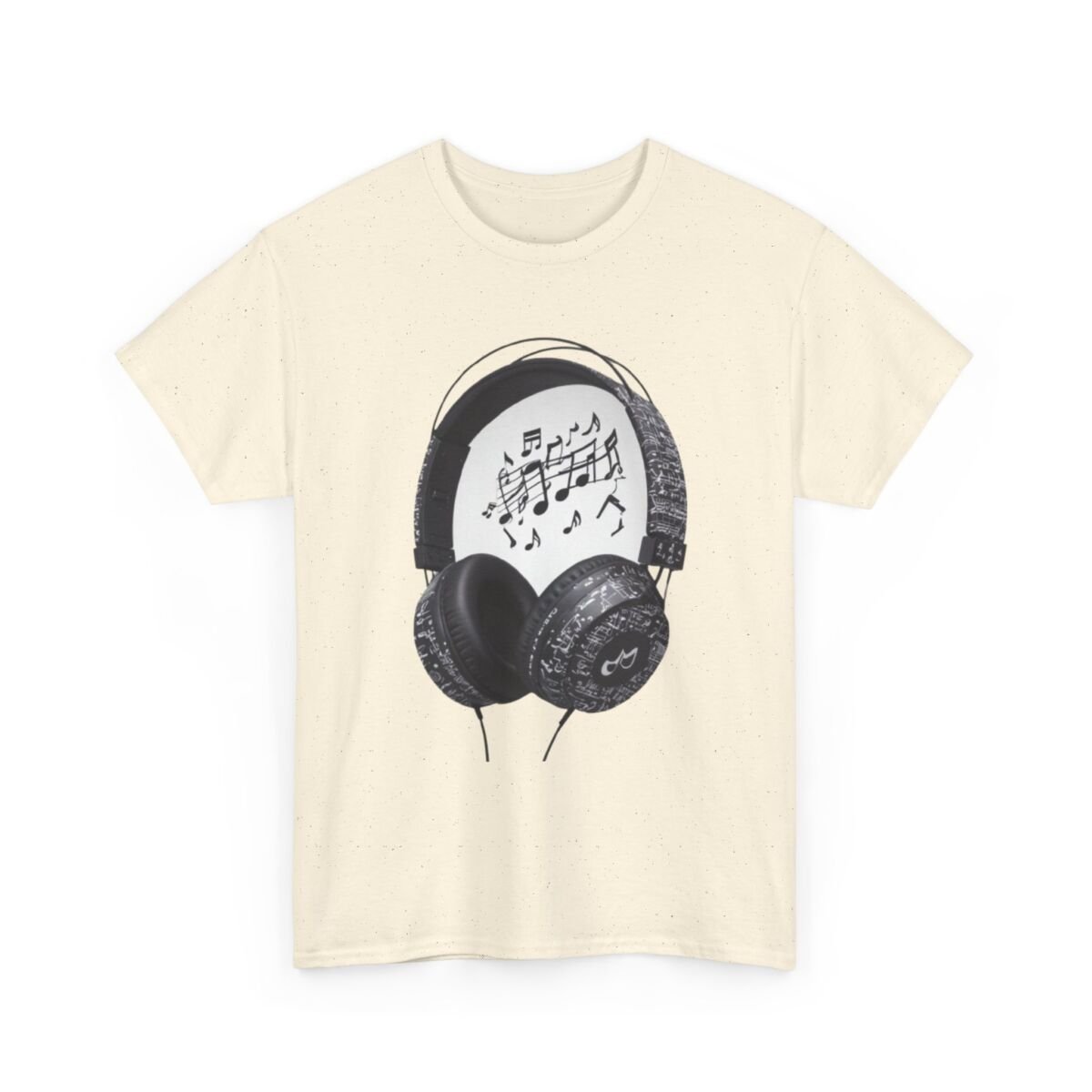 Head Phones Music Unisex Heavy Cotton Tee - Image 23